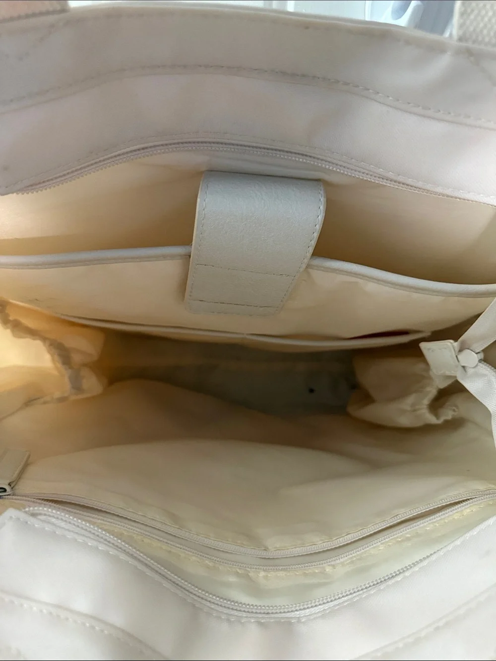 BEIS Cream East to West Tote